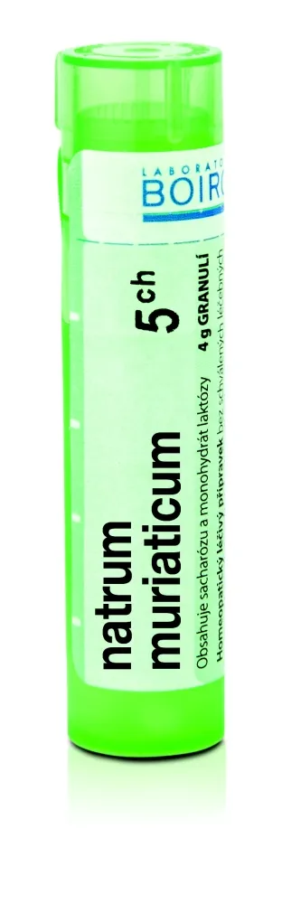 Boiron NATRUM MURIATICUM CH5 granule 4 g