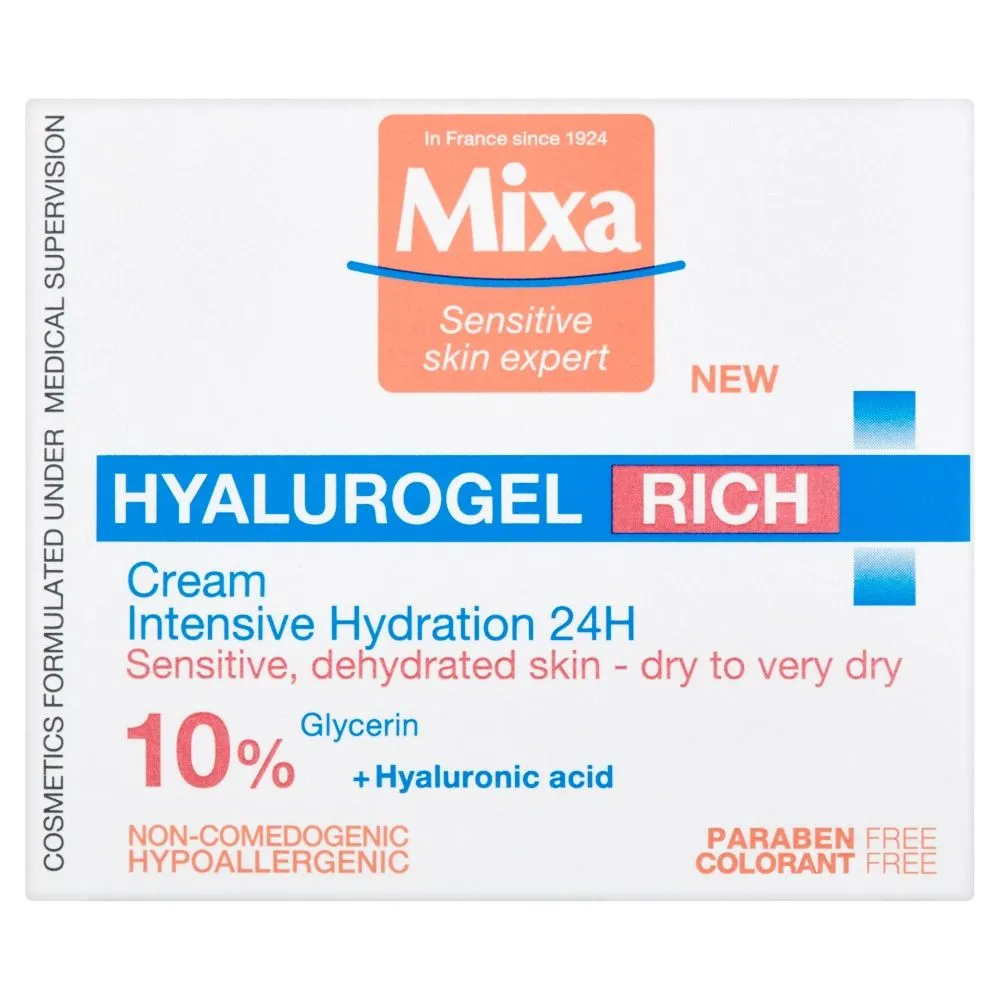 Mixa Hyalurogel Intenzivní hydratační péče 50 ml