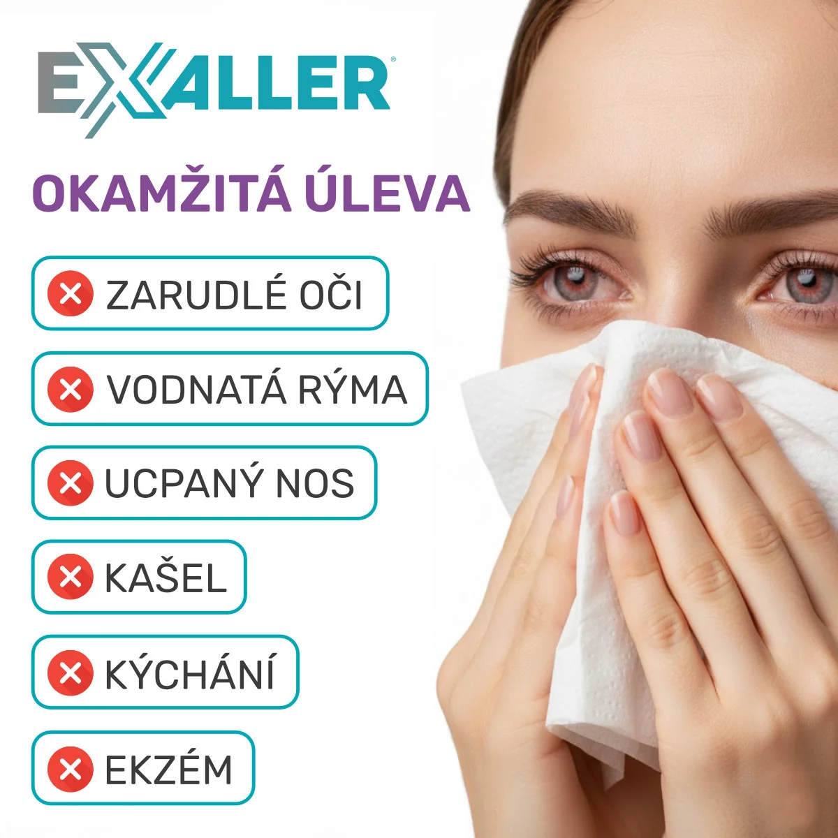 ExAller Sprej při alergii na roztoče domácího prachu – 75 ml