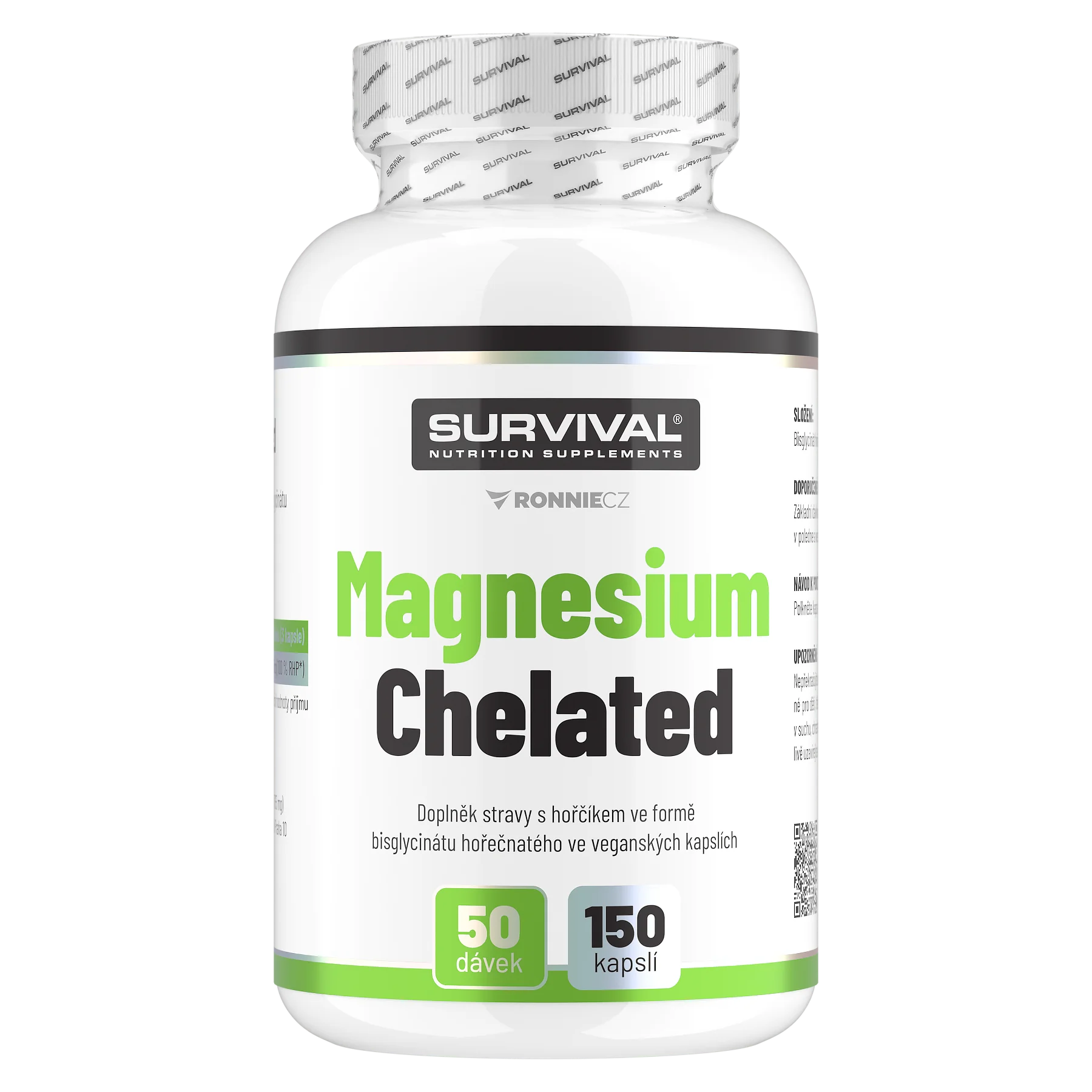 Survival Hořčík • Magnesium Chelated 150 cps