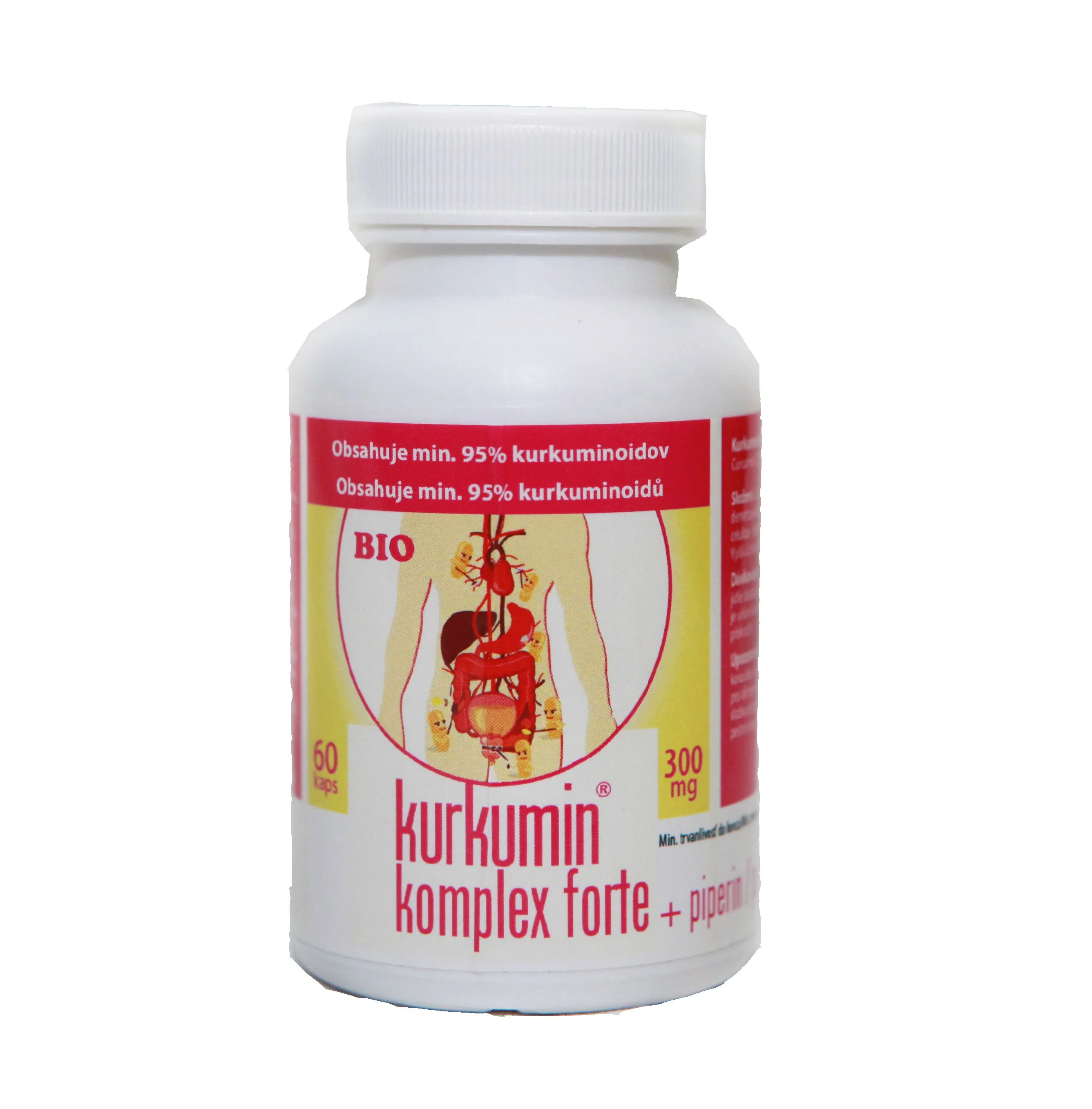 Kurkumin Komplex Forte 300 mg 60 kapslí