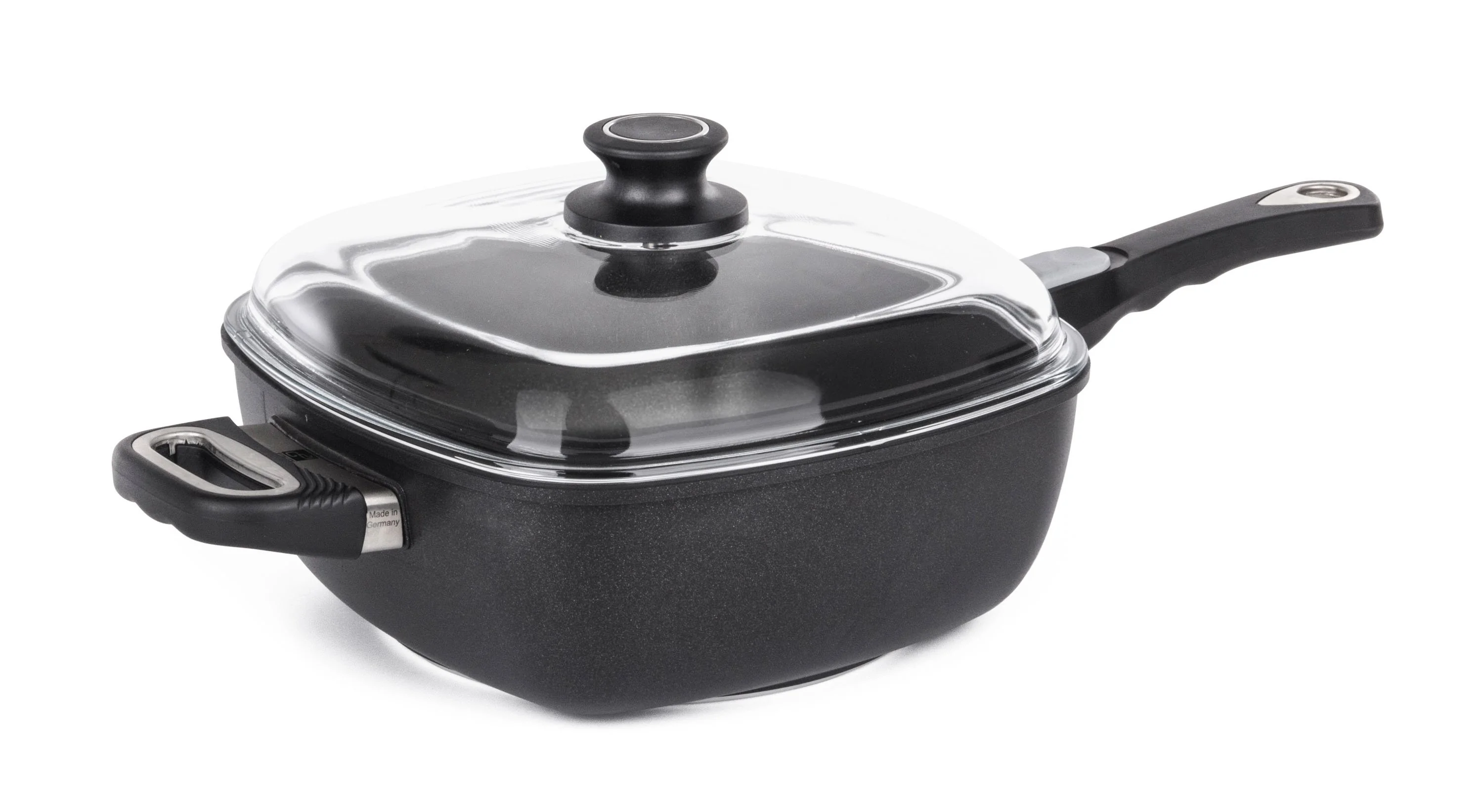 G21 Hluboká pánev Cook 26 cm s poklicí a odnímatelnou rukojetí