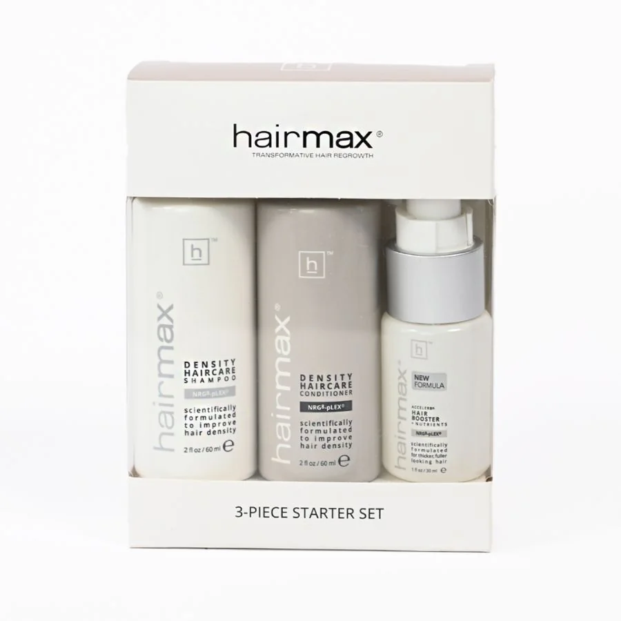 HairMax Mini sada Density pro řídnoucí vlasy 60 ml + 60 ml + 30 ml