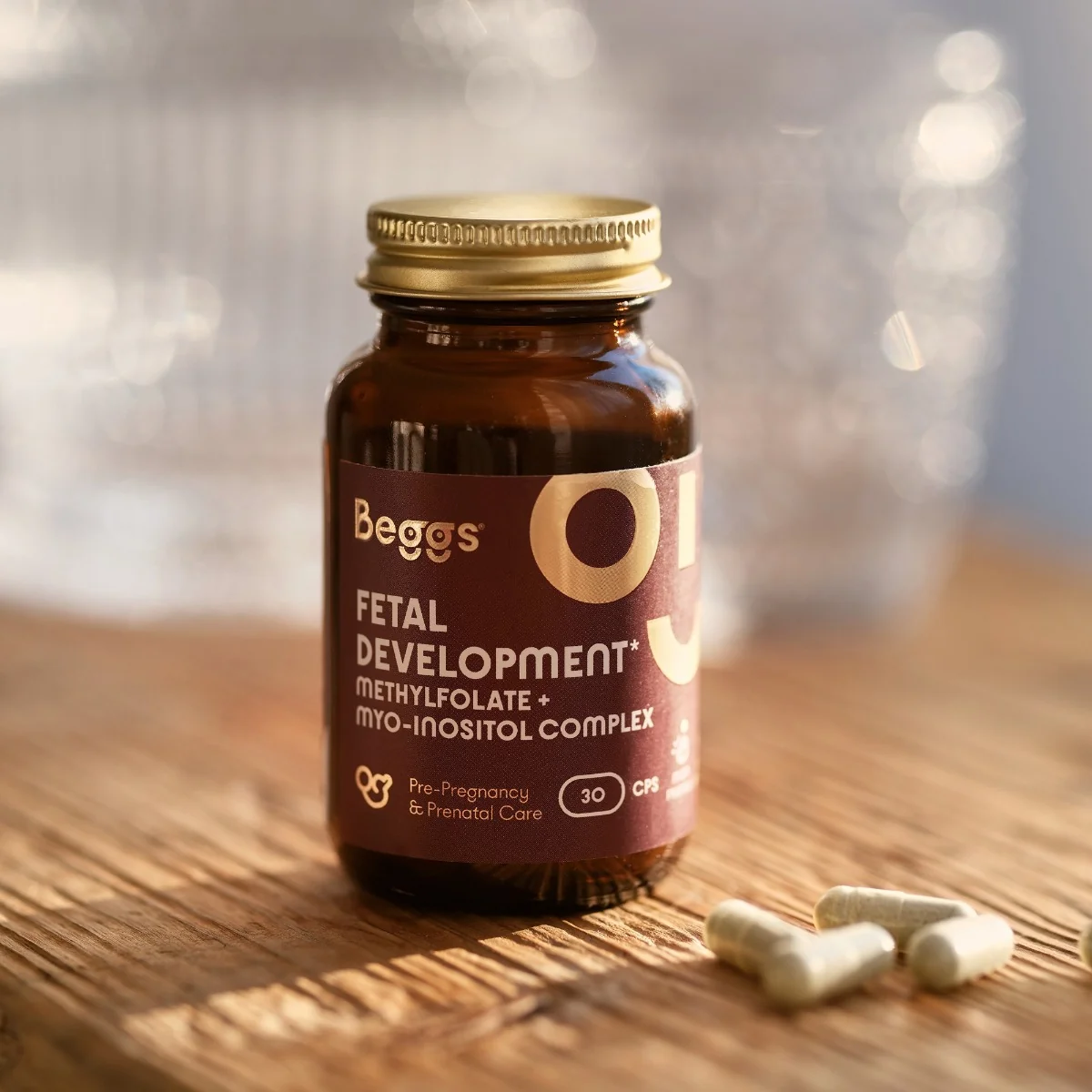 Beggs Methylfolate + Myo-inositol Complex 30 kapslí
