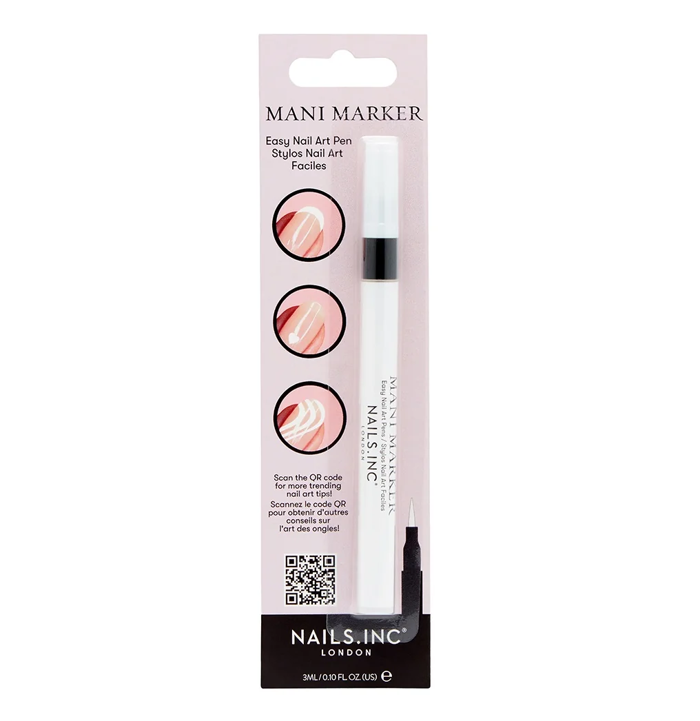 Nails Inc. Mani Marker White pero na nehty 14 ml