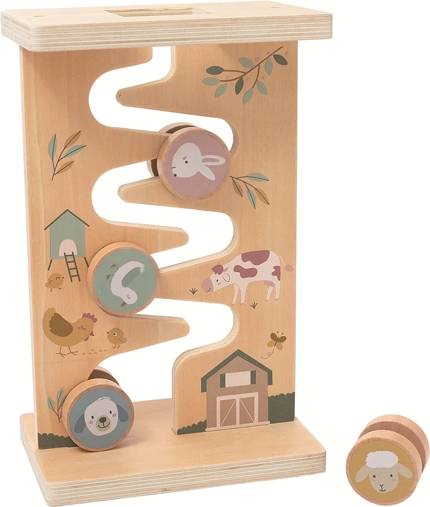 2Kids Toys Dřevěný labyrint se zvířátky 2