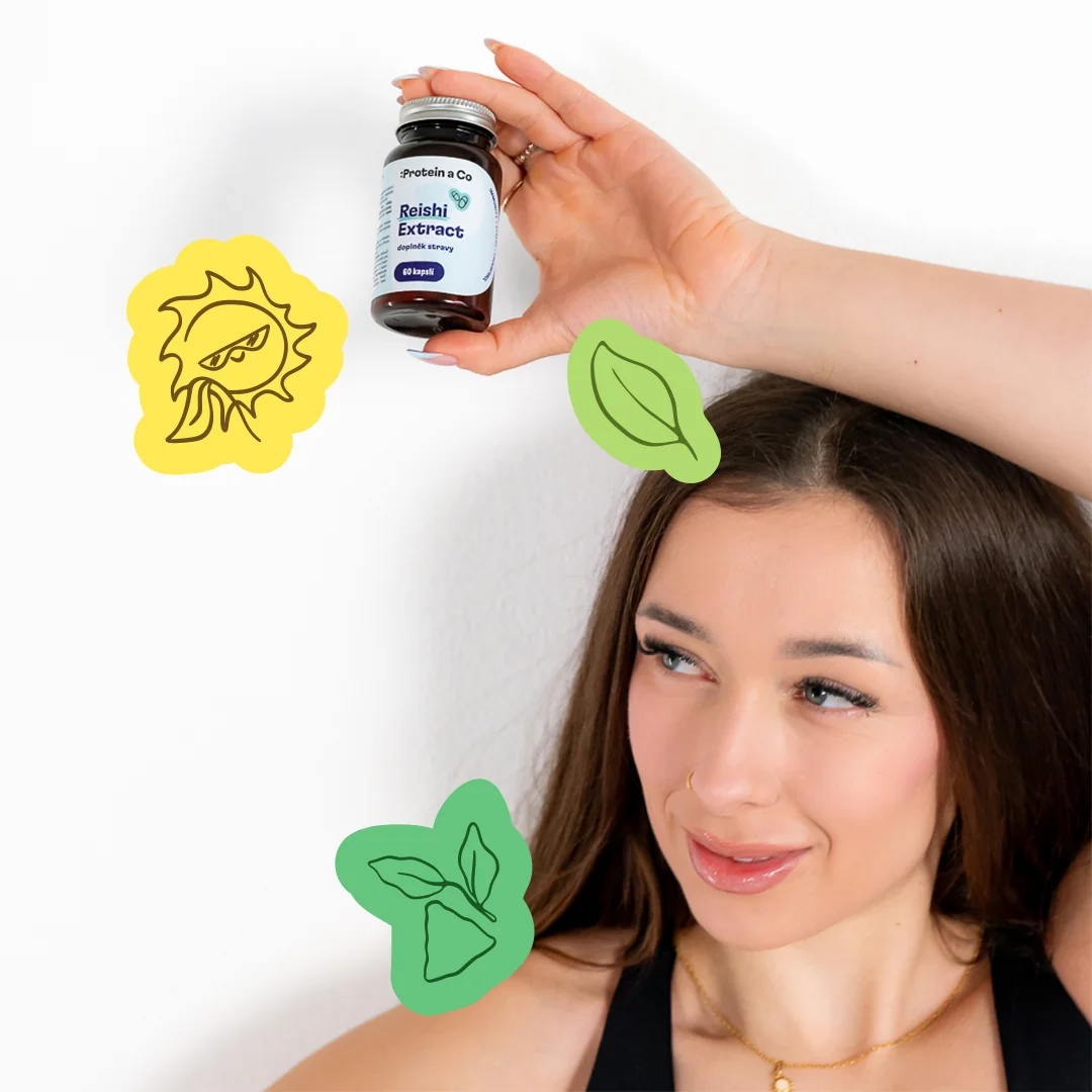 Protein a Co Reishi extrakt – 60 kapslí