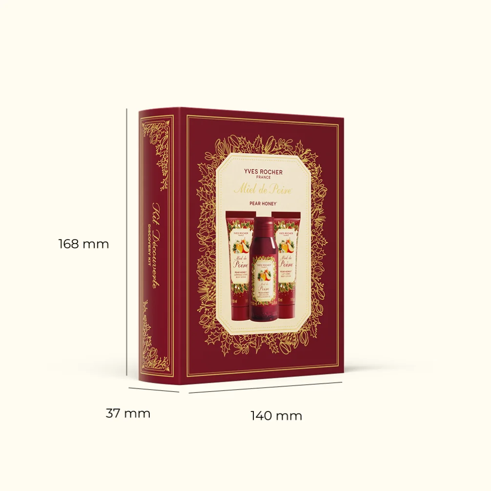Yves Rocher Noël Medová hruška dárková sada 3 ks
