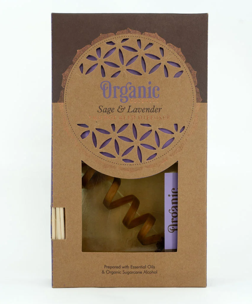 Song of India Organický vonný difuzér Organic Goodness - Sage & Lavender 150 ml