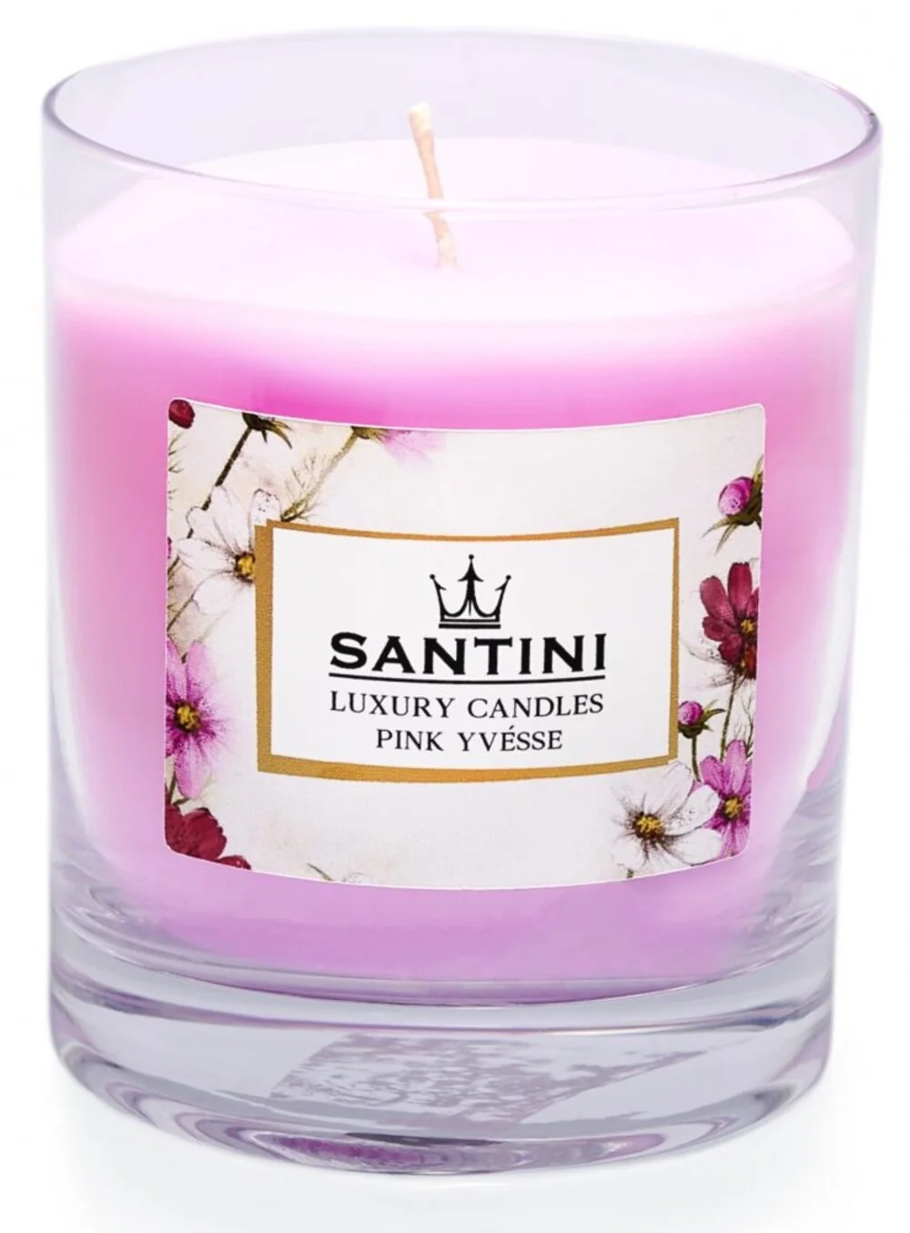 Santini Luxusní svíčka - Pink Yvésse