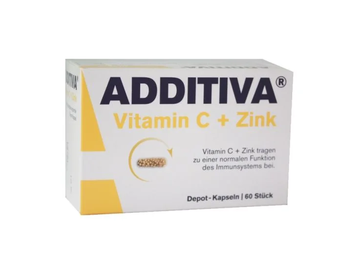 Additiva Vitamin C + zinek 60 tobolek