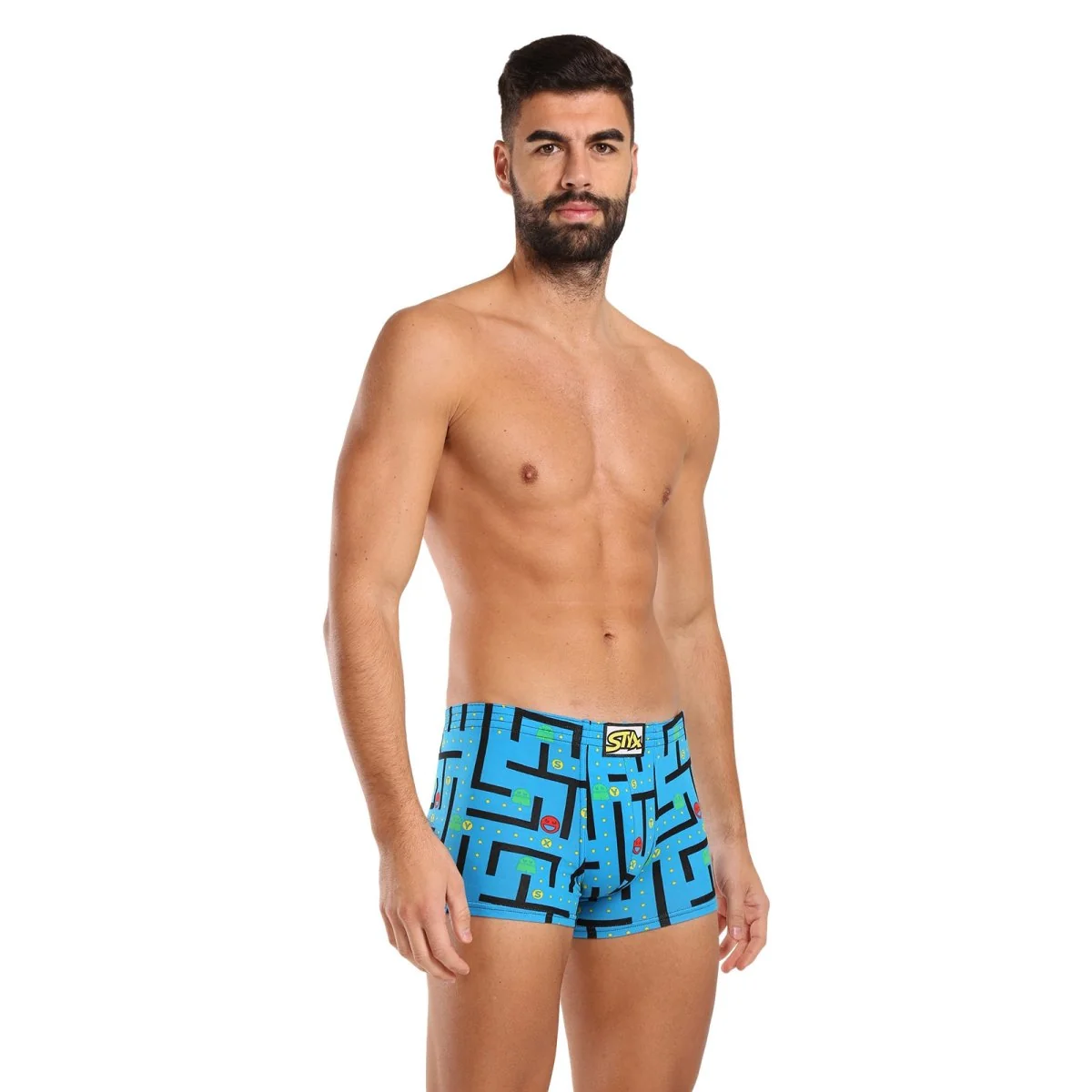 Styx Pánské boxerky art klasická guma hra (Q1259) L