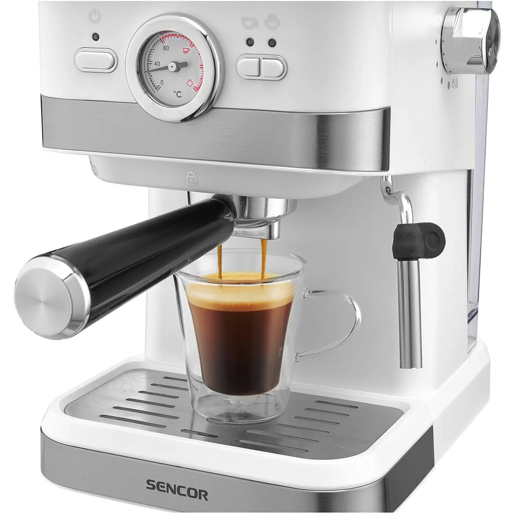 SENCOR SES 1720WH Espresso pákový kávovar bílý