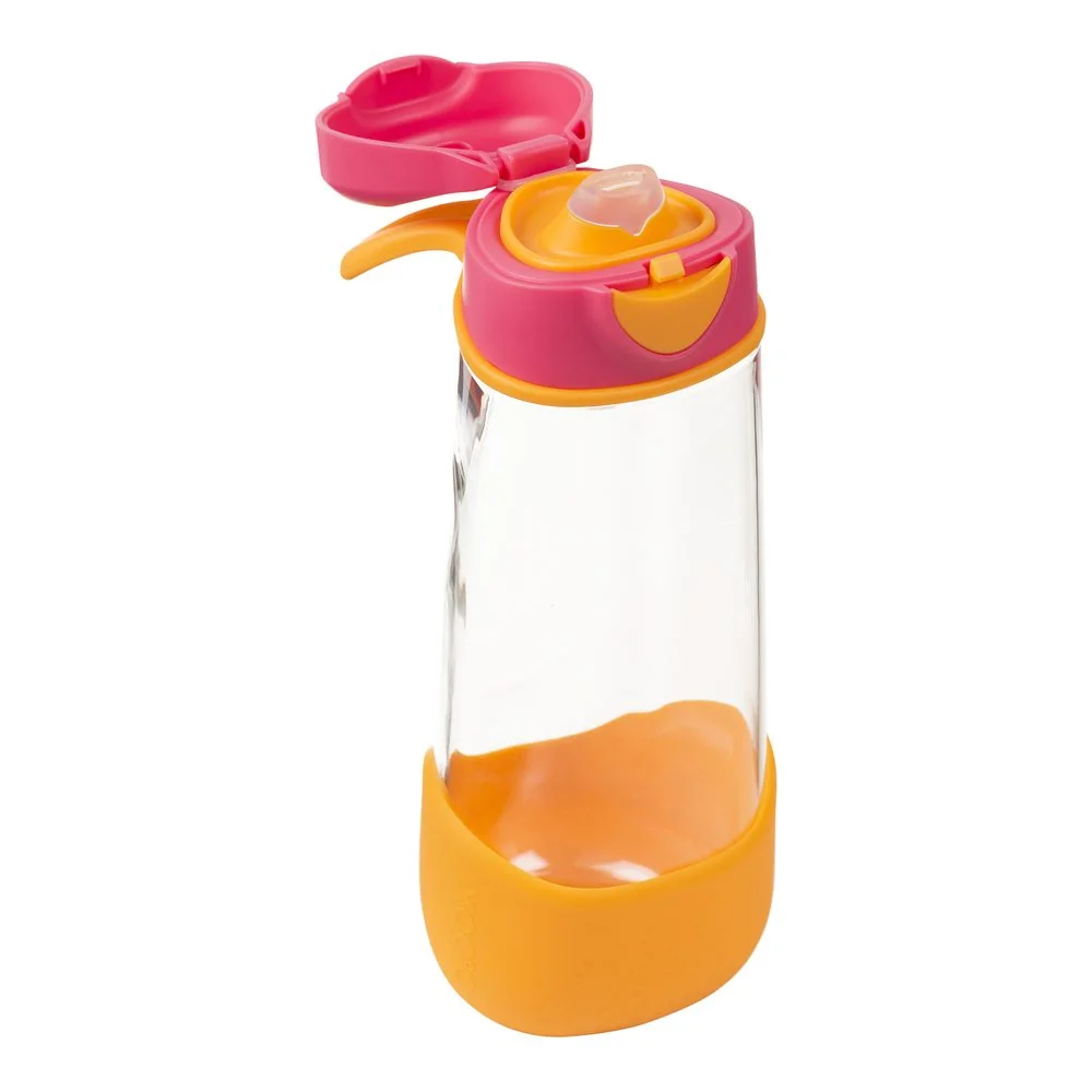 B.BOX Sport lahev na pití 600 ml - růžová/oranžová