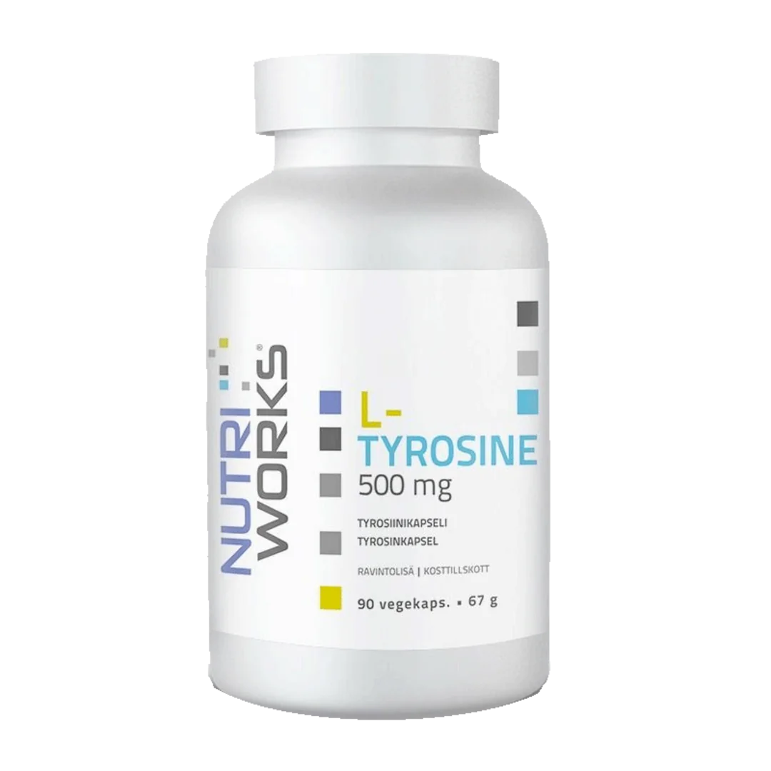 NutriWorks L-Tyrosine 500mg - 90 kapslí