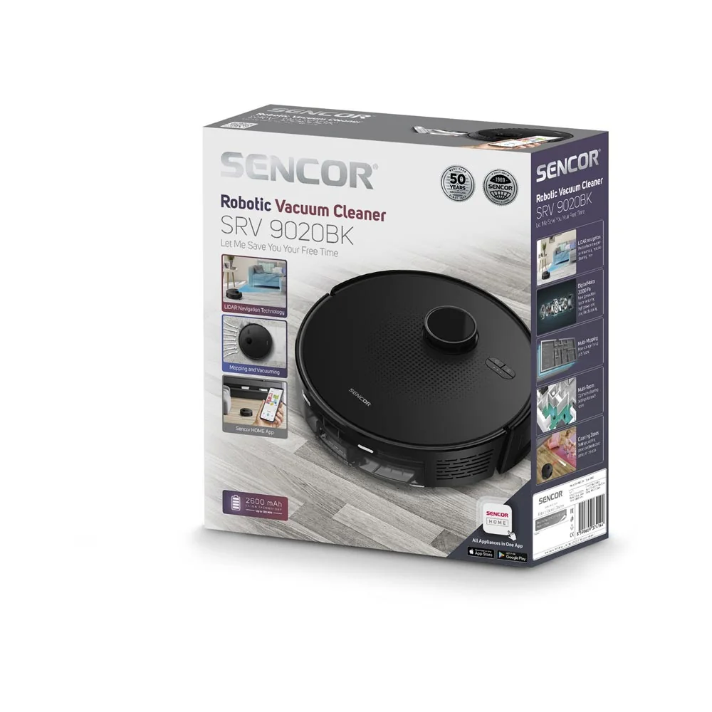 SENCOR SRV 9020BK robotický vysavač