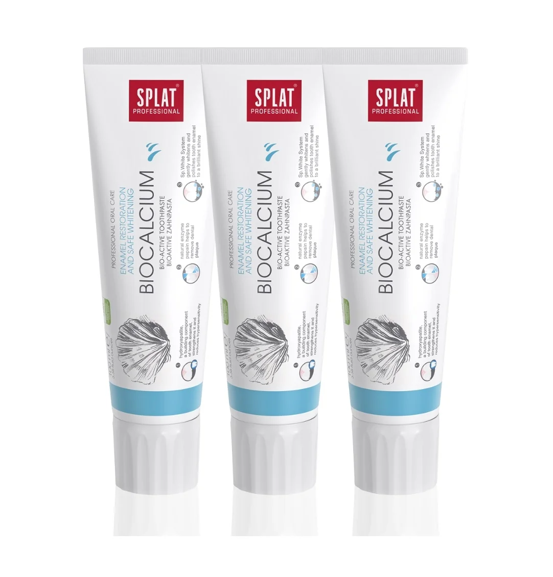 SPLAT Professional BIOCALCIUM zubní pasta 3x100 g