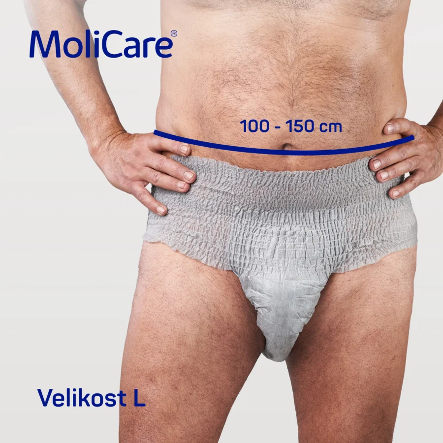 MoliCare Men Pants 7 kapek vel. L inkontinenční kalhotky 7 ks
