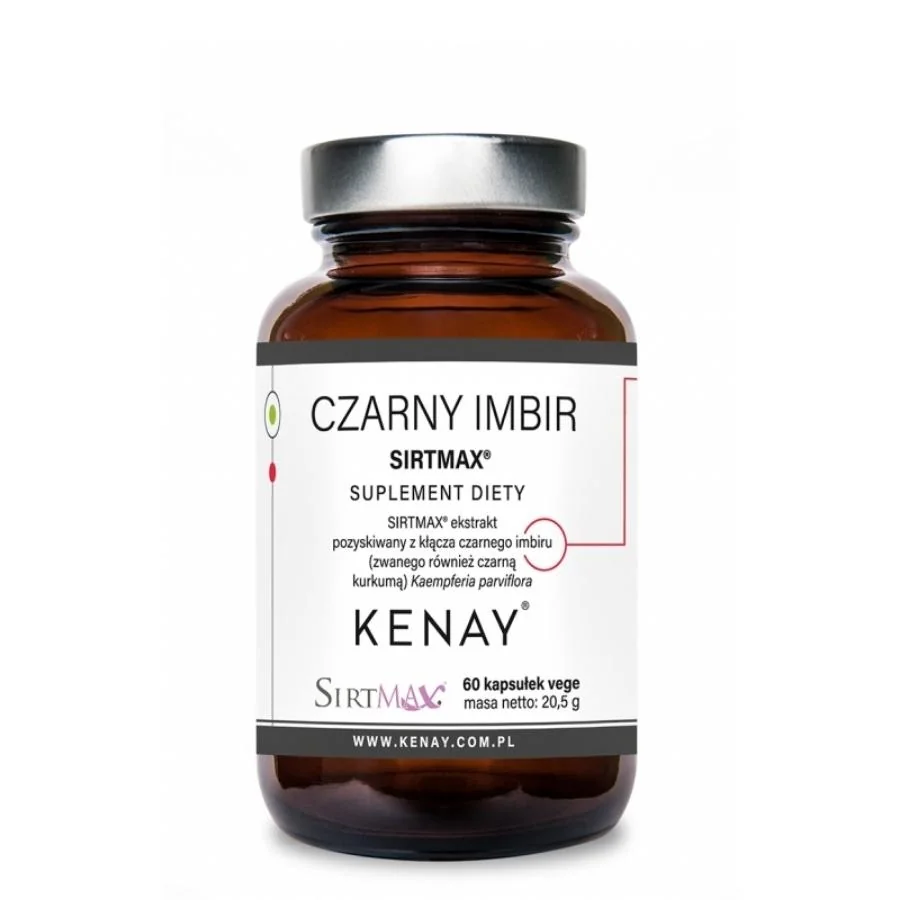 Kenay Černý zázvor Sirtmax 60 kapslí