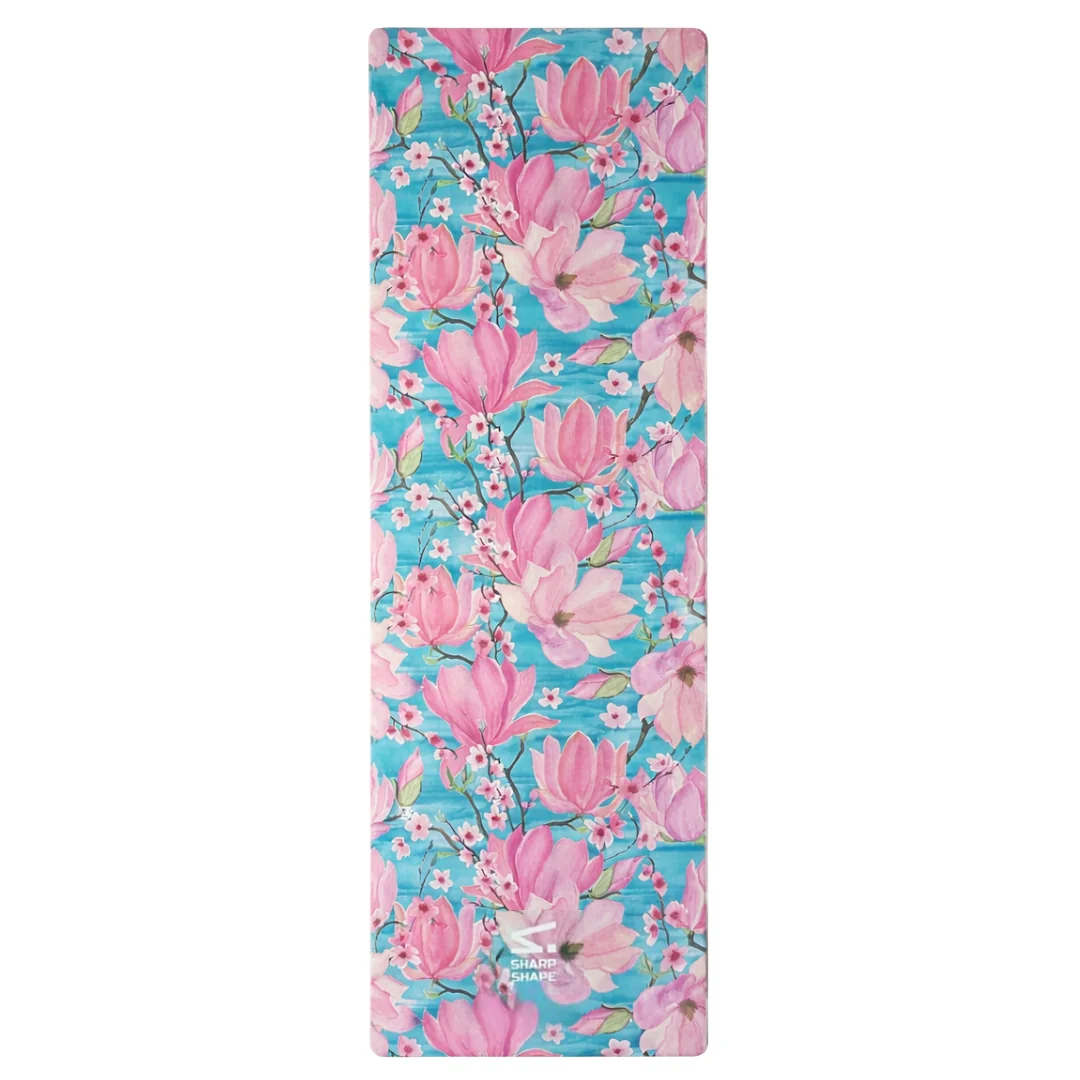 SharpShape Podložka na jógu ECO mat Bloom