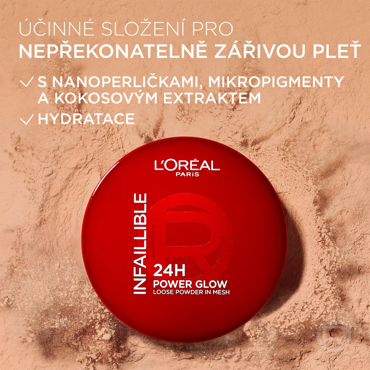 Loréal Paris Infaillible 24H Power Glow Loose Powder odstín Universal pudr 10 g