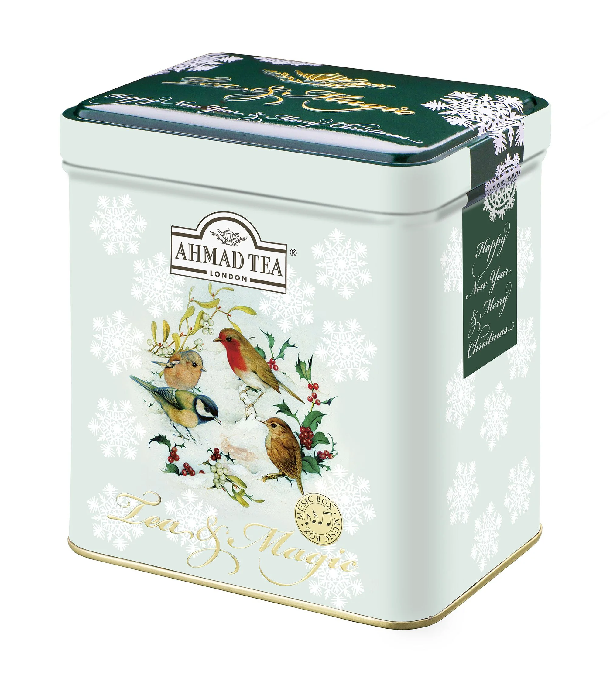 AHMAD Tea Music Caddy Birds, Orange Blossom, Bird 80g