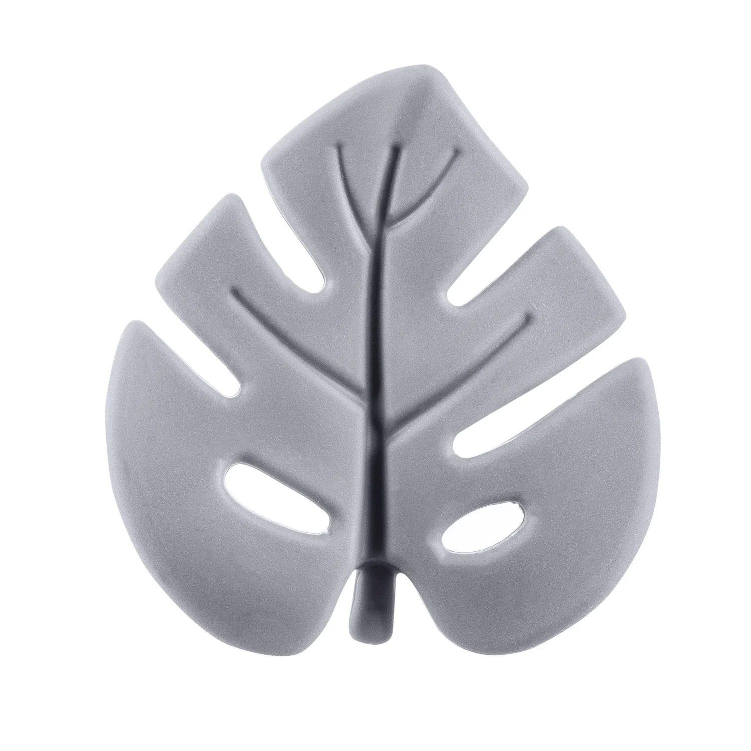 Zopa Silikonové kousátko Leaf, Dove Grey 3