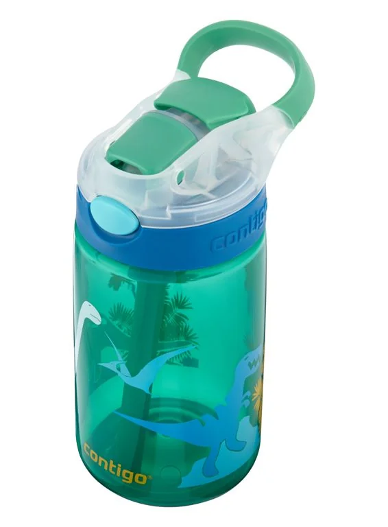 Contigo Dětská láhev Gizmo Flip Jungle Dino zelená 420 ml