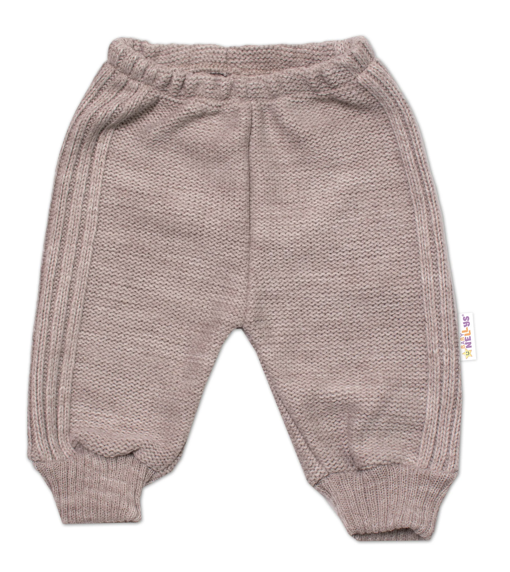 Baby Nellys 5D pletená sada, Boy - béžová, 62