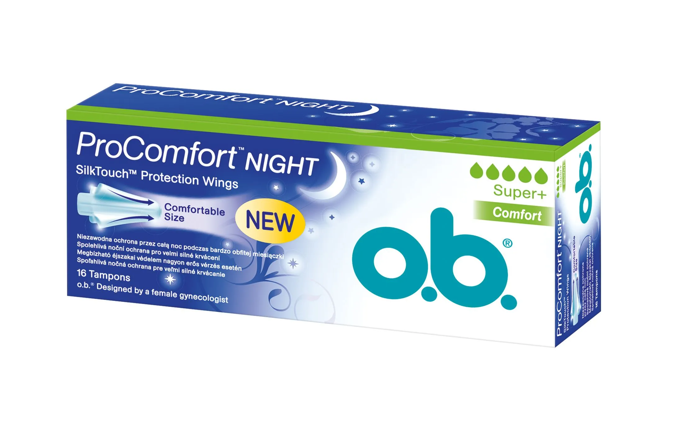 O.B. tampóny ProComfort Night Super Plus 16ks