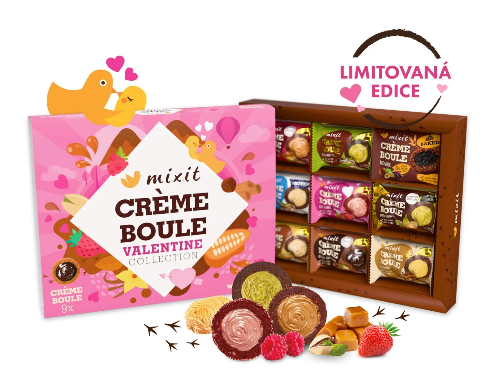 Mixit Zamilovaná Bouleniéra Degustační sada Crème boulí 270 g