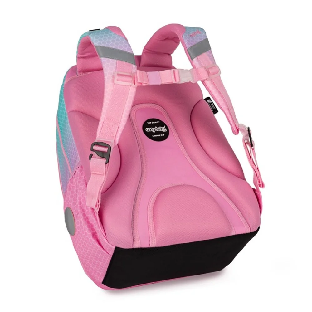 Oxybag OXY NEXT - školní set Ombre Pink 3 ks: batoh, penál, sáček batoh, penál, sáček