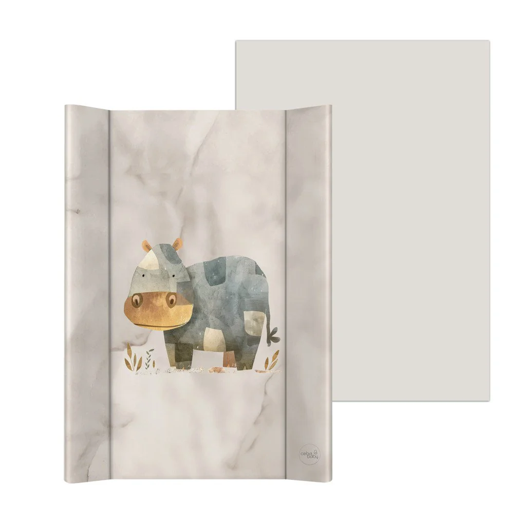 Ceba Podložka přebalovací 2-hranná s pevnou deskou (50x70) Ultra Light Cosy Hippo