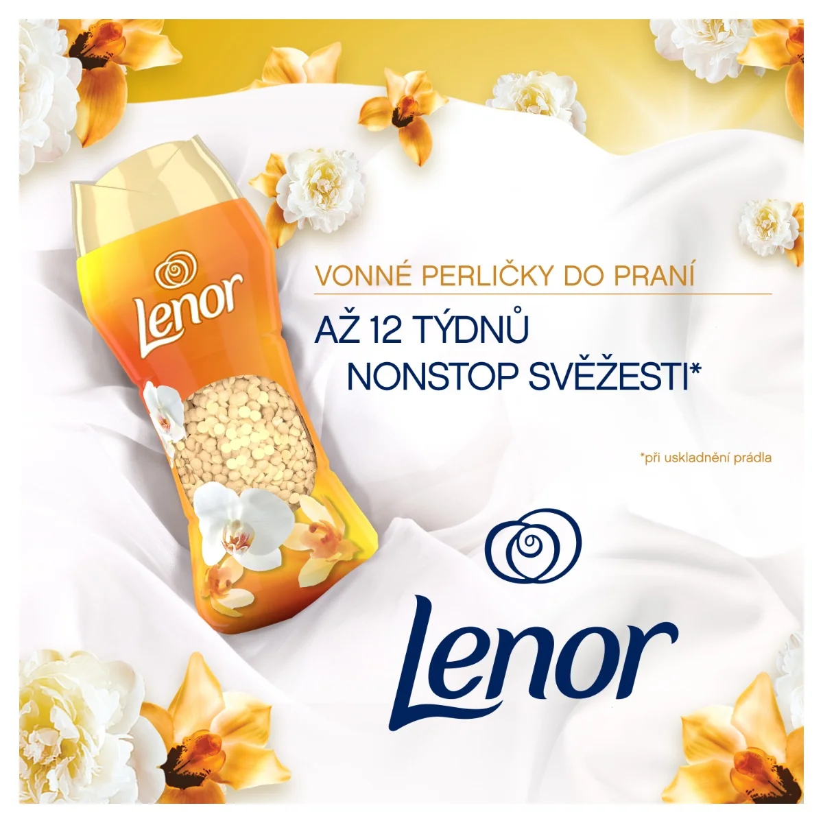 Lenor Vonné perličky Gold Orchid & Vanilla 495 g
