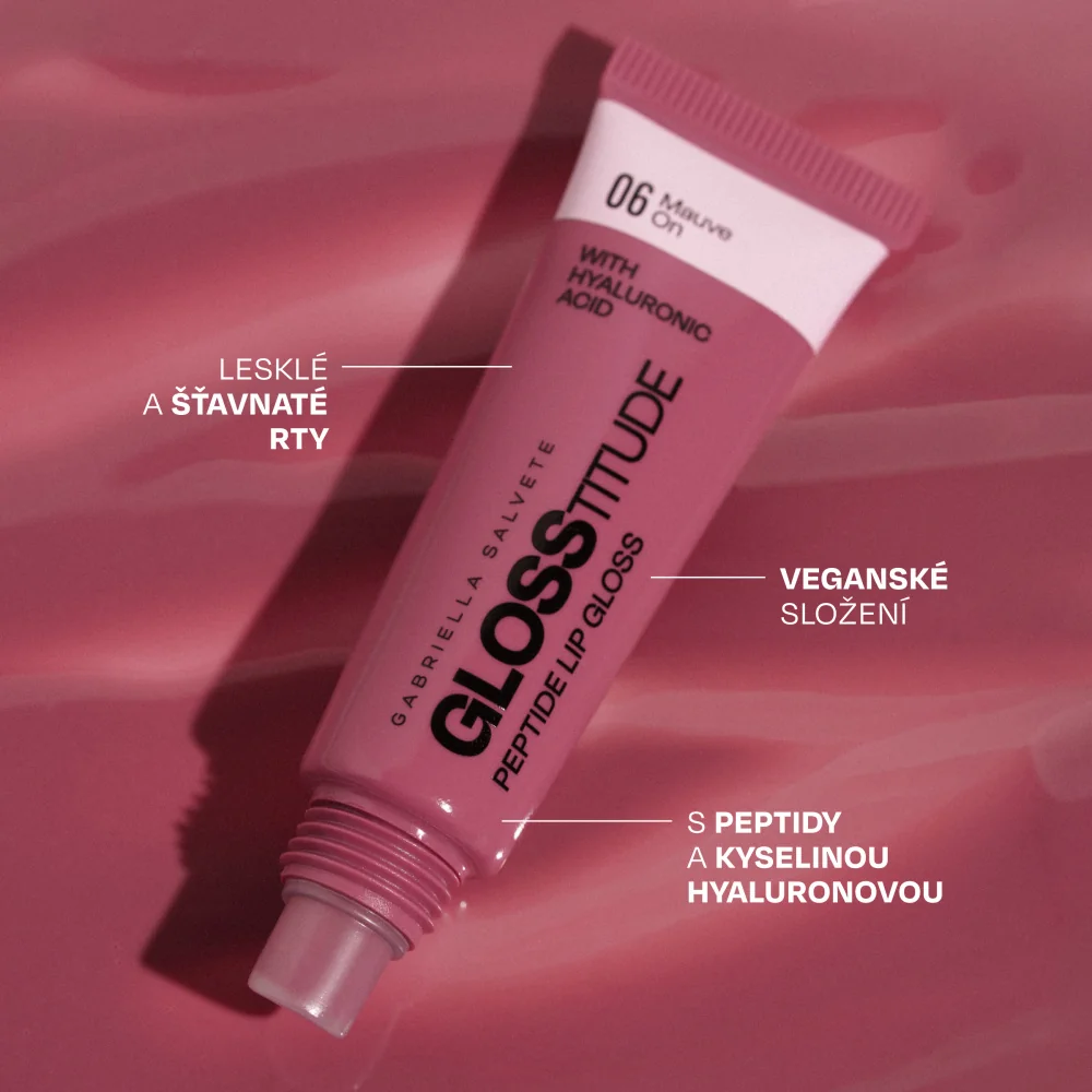 Gabriella Salvete Glosstitude Lipgloss 06 Mauve On lesk na rty 10 ml