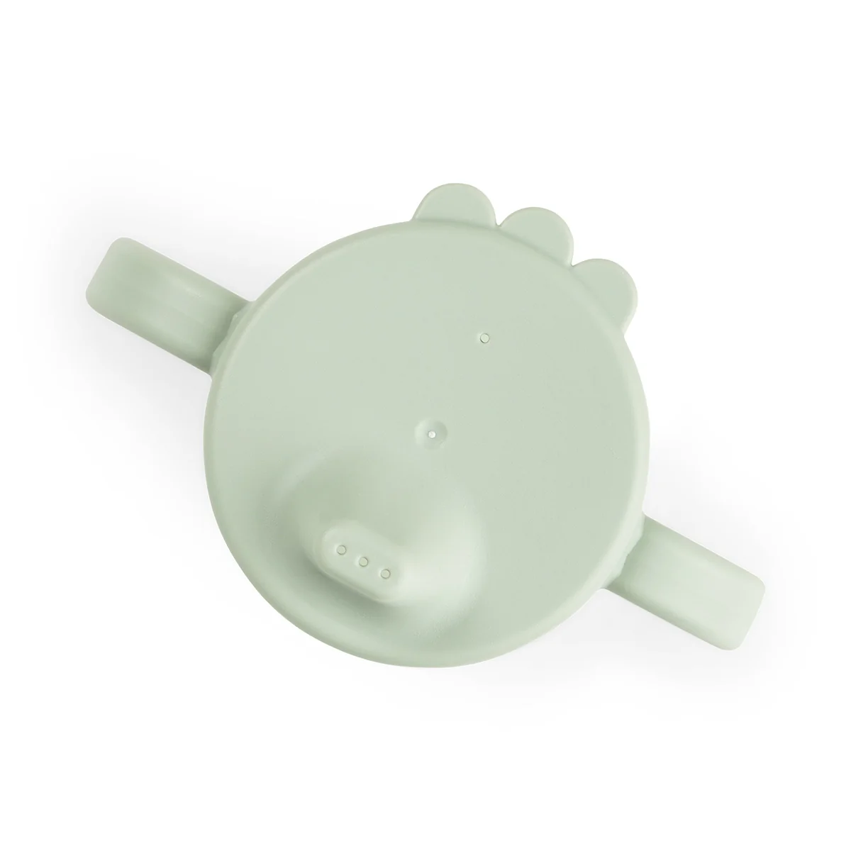 Done by Deer učící hrneček s pítkem a dvěma uchy Playground, zelený