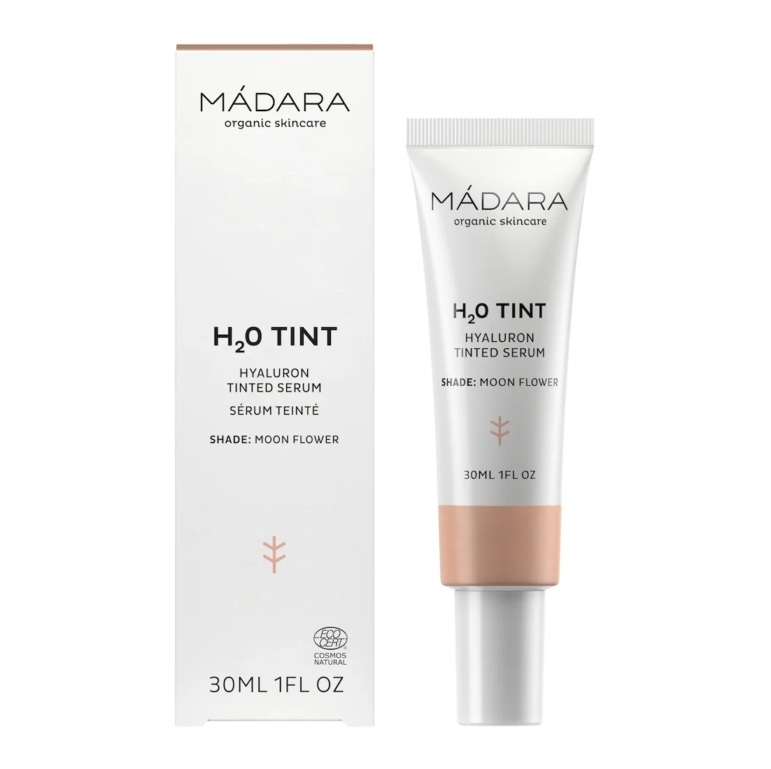 MÁDARA H2O 2 Moon Flower tónovací sérum s kyselinou hyaluronovou 30 ml