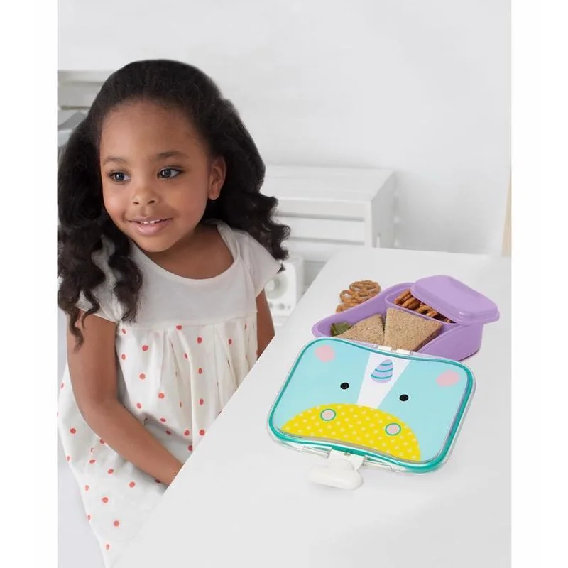SKIP HOP Zoo Krabička na svačinu 700 ml Jednorožec 3r+