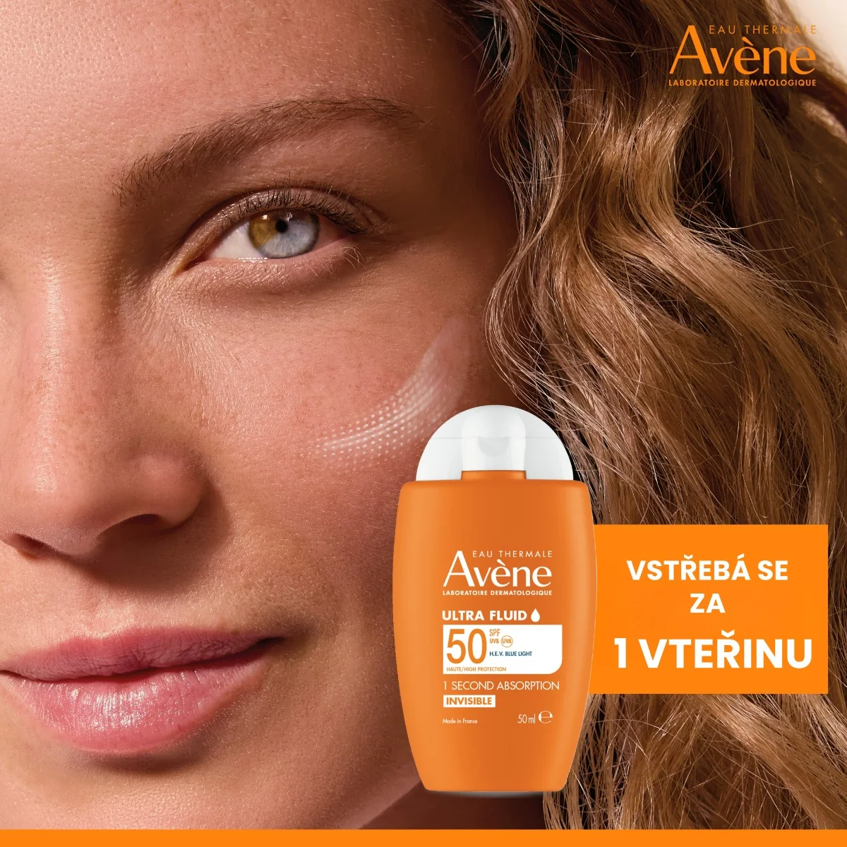 Avène Ultra fluid Invisible SPF50 50 ml
