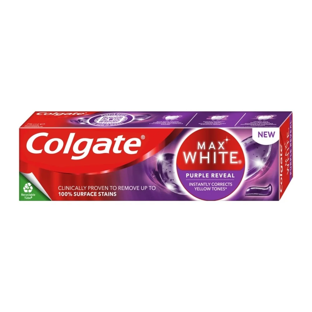 Colgate Max White Purple Reveal zubní pasta 75 ml