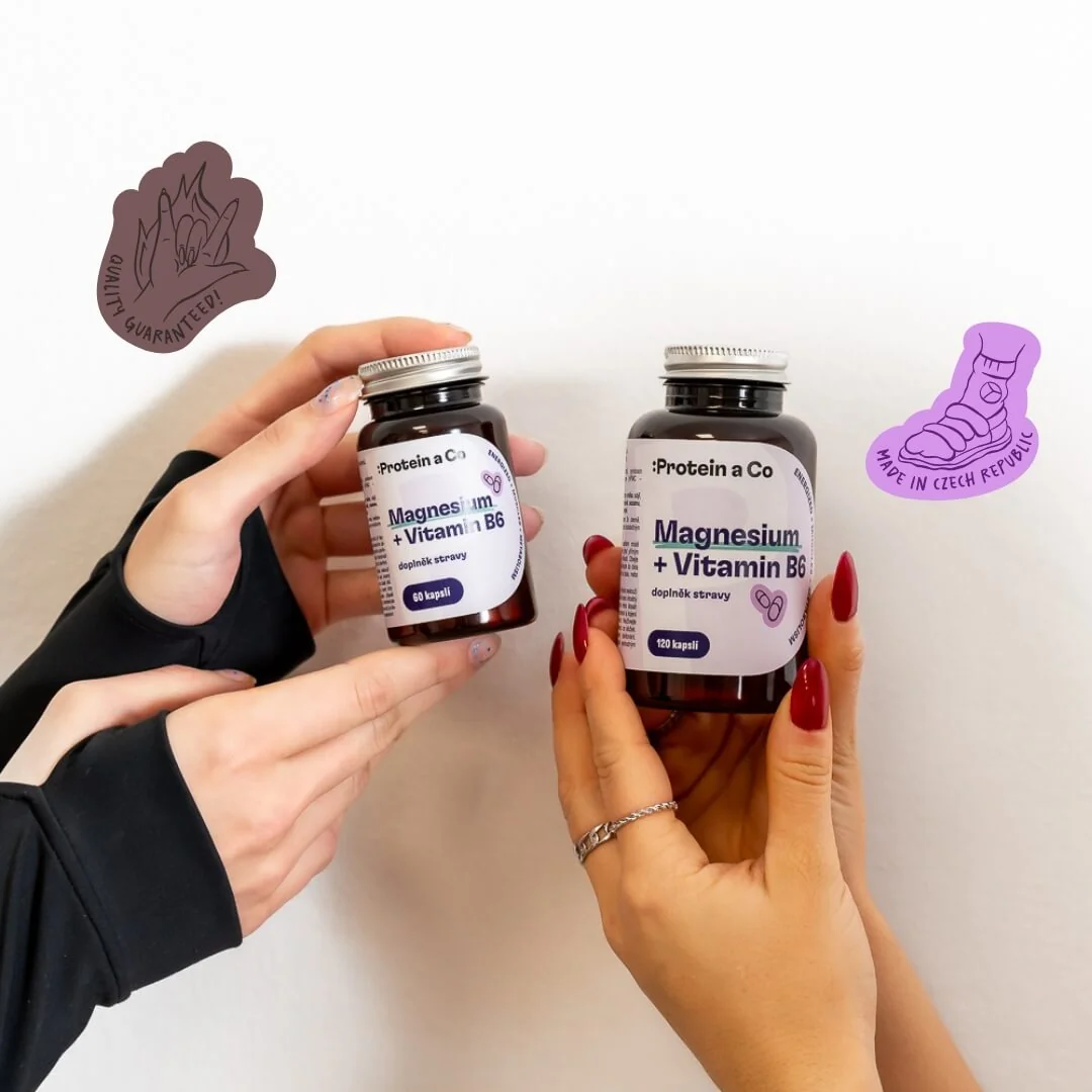 Protein a Co Magnesium bisglycinát + B6 120 kapslí