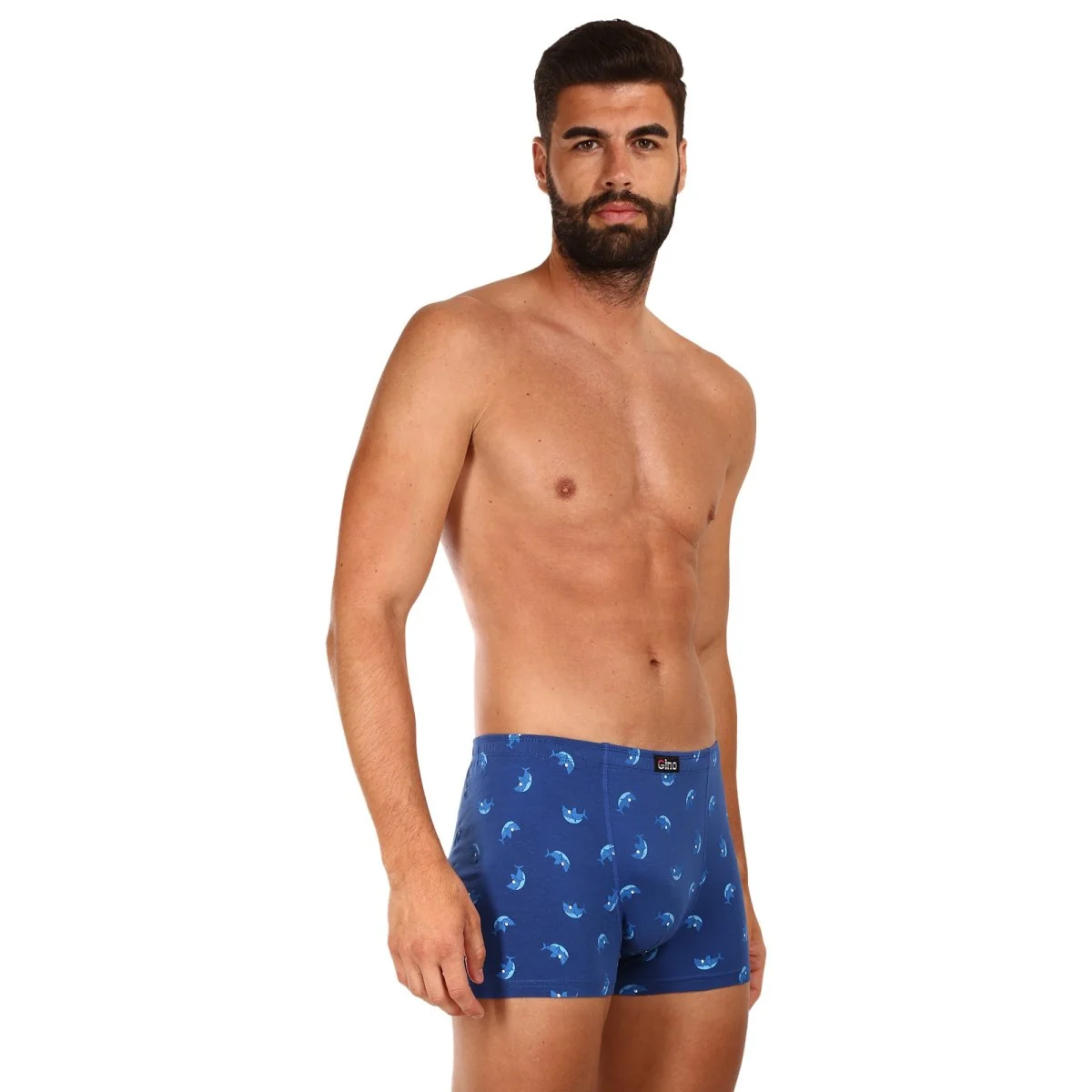 Gino Pánské boxerky modré (73121) M