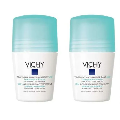 Vichy Deo antitranspirant proti nadměrnému pocení roll-on DUO 2x50 ml