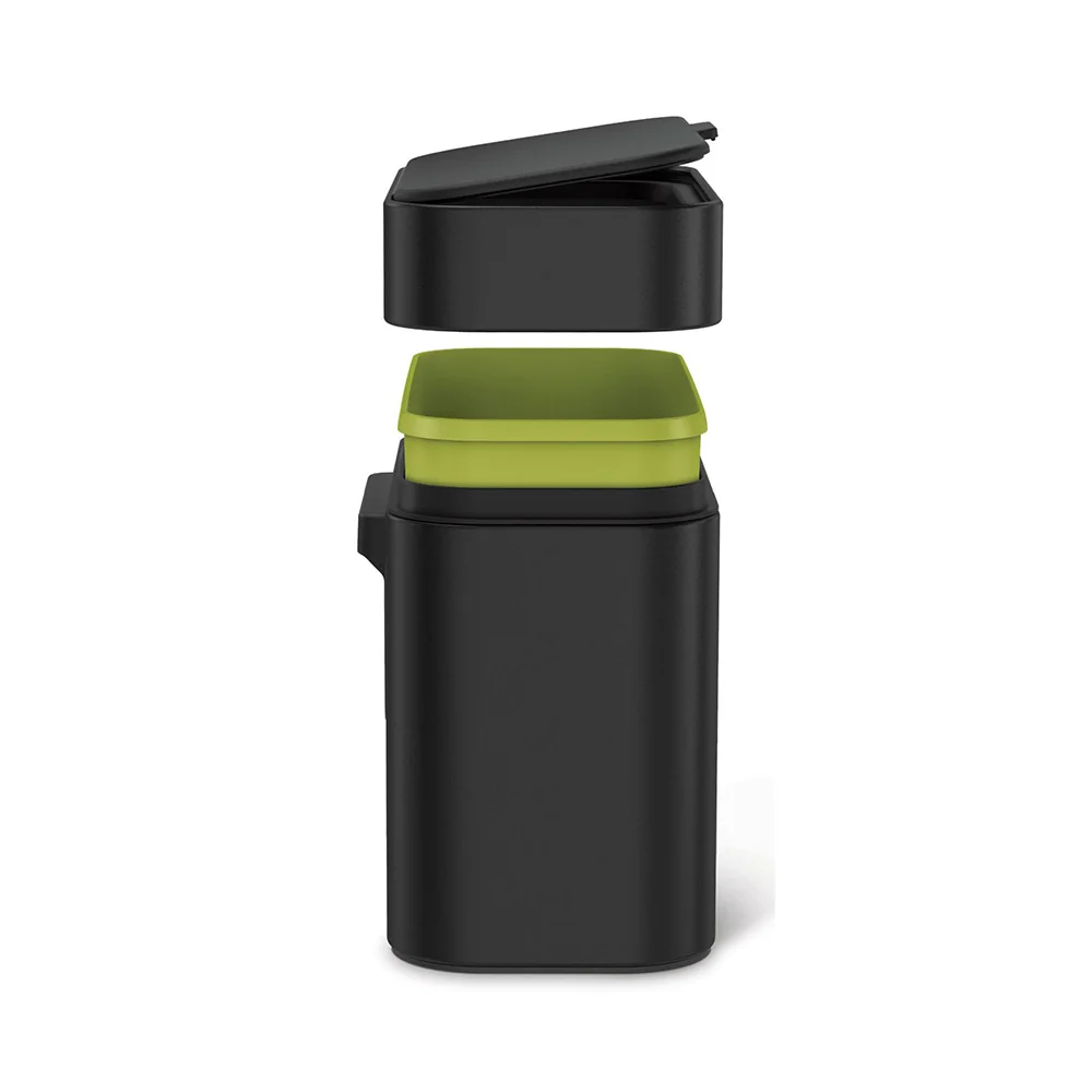 Simplehuman Odpadkový koš na kompostovatelný odpad 4 l matná černá ocel