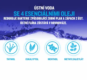 Ústní voda LISTERINE® Advanced Nightly Reset s jemnou příchutí je určena pro remineralizaci zubní skloviny 
