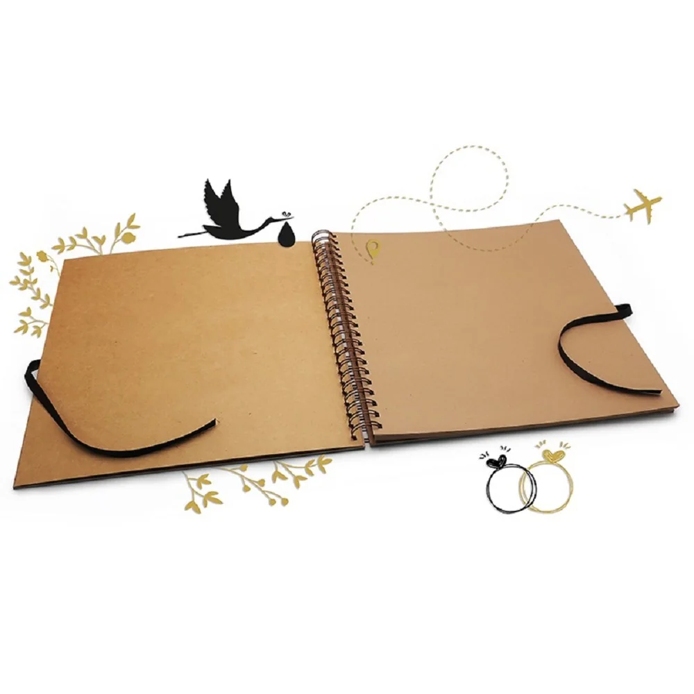 Baloušek Scrapbook XL, 30 × 30 cm, kraftový