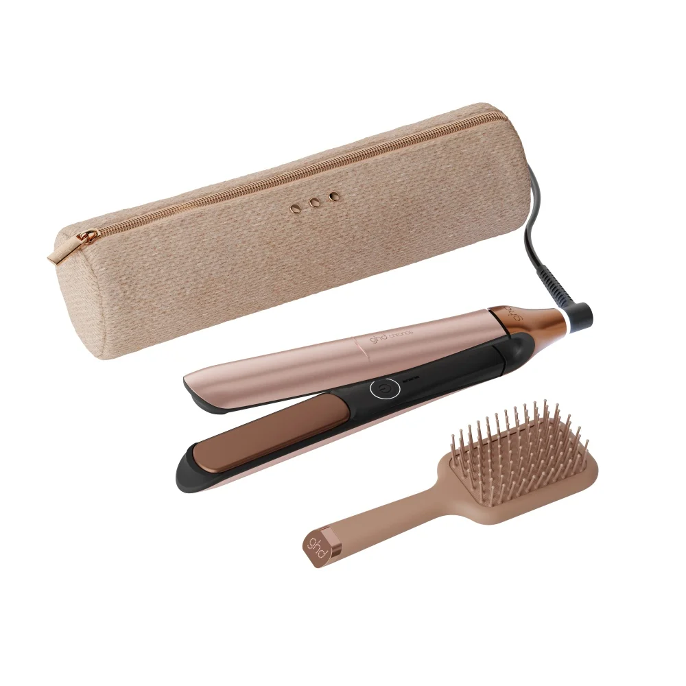 GHD Chronos Set Cashmere Edice žehlička + mini kartáč na vlasy
