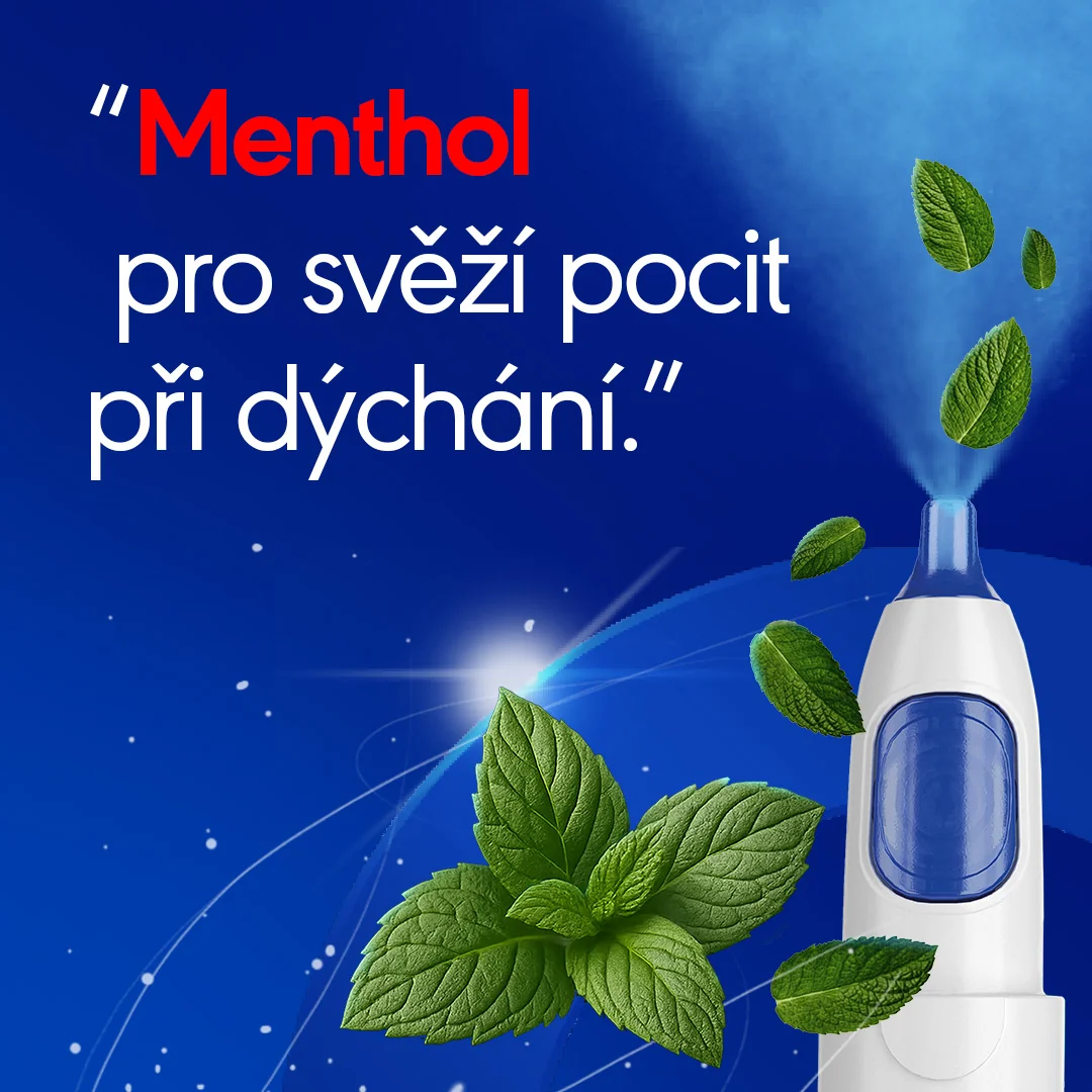 Otrivin Menthol 1 mg/ml nosní sprej, roztok 10 ml