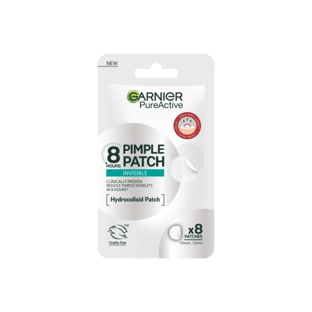 Garnier Pure Active Pimple Patch hydrokoloidní náplasti na nedokonalosti 8 ks