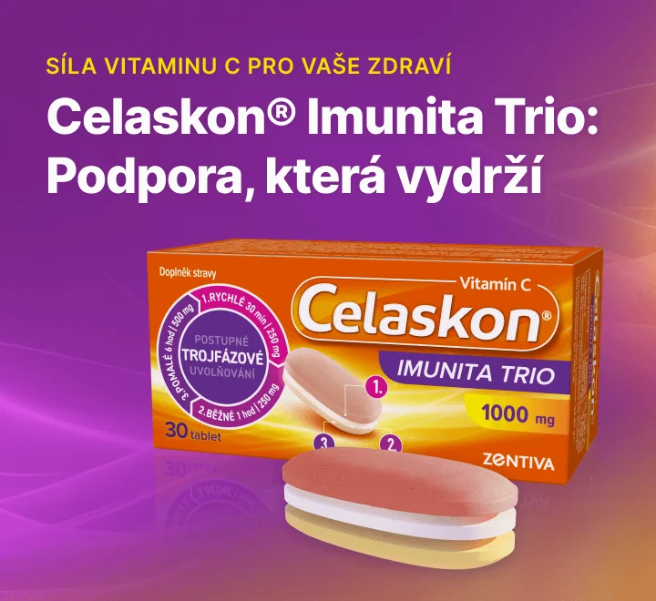 Celaskon Imunita Trio. Podpora, která vydrží. Celaskon Imunita Trio. Podpora, která vydrží.